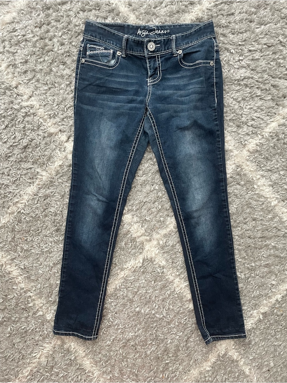 Women’s ARIYA JEANS Navy Skinny Jeans